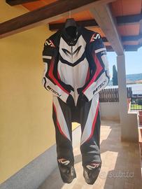 Tuta in pelle Mtech taglia 54