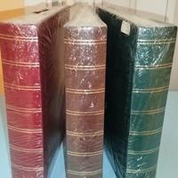 Tre album fotografici con rifiniture dorate