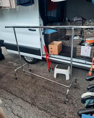 stend appendiabiti, carrello espositore