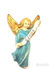 Statuina Angelo Gloria Presepe 10 cm in Cartapesta