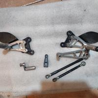 pedane racing arretrate Aprilia RSV / Tuono