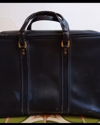 Valigia Nera anni 60-70 per Mercatini del Vintage 