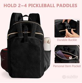 Zaino con borsa per racchette da Pikeball o Paddel