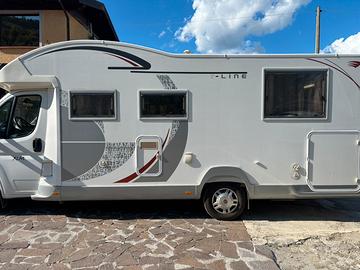 Camper semi integrale roller team t-line xlm