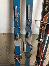 Tre paia di Sci anni vintage