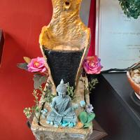 fontanella artigianale orientale con  buddah 