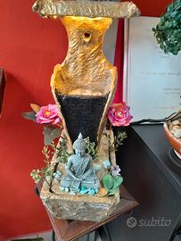 fontanella artigianale orientale con  buddah 