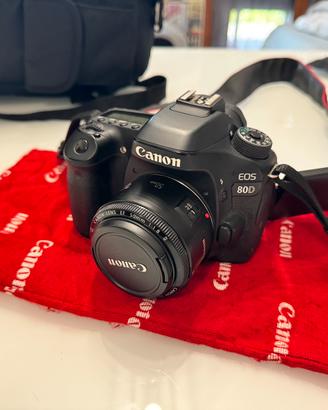 Canon EOS 80D + kit accessori
