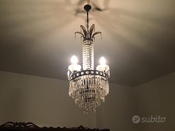 Lampadario in cristallo