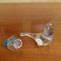 Foca in cristallo e ciuccio