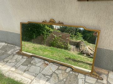 Specchio antico dorato