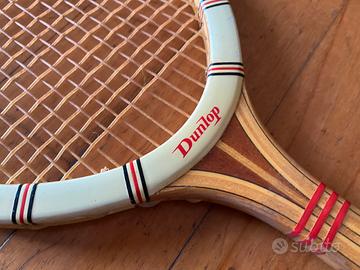 Racchetta tennis vintage legno Dunlop