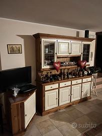 mobile taverna + tavolo in legno