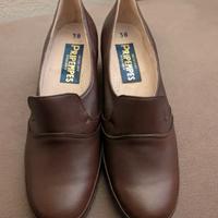 Scarpe PriPenPes Marrone Cuoio tacco medio