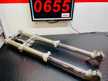 Dispositivo Forcella Di Partenza SCAR Per Yamaha YZ YZF WRF 65-450 (2002-2023) - Nero