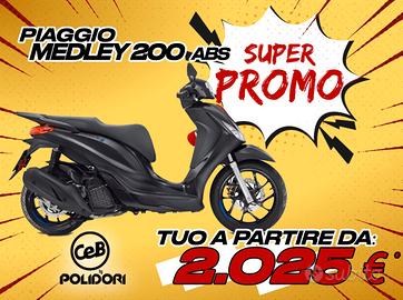 PIAGGIO MEDLEY 200 TUO A PARTIRE DA 2.025€ F.C. CO
