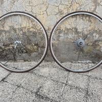 Ruote bici corsa epoca mozzi Campagnolo Record