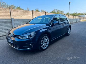 Vw Golf 2.0 Tdi 150cv '15 blu, km 154k