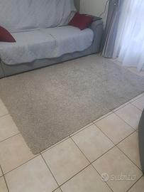 Tappeto da sala grigio-beige
