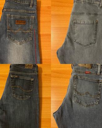 Stock/Lotto 12 jeans uomo e donna