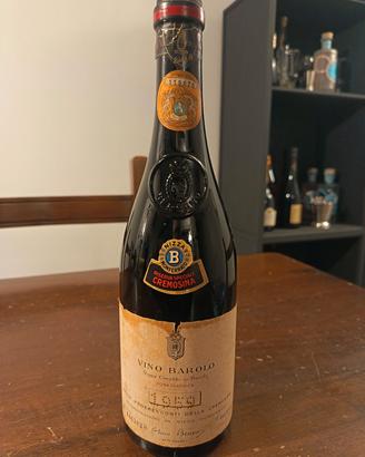 Bottiglia Vino Barolo 1959