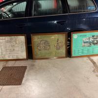 Quadri tabelle officina Volkswagen anni 60