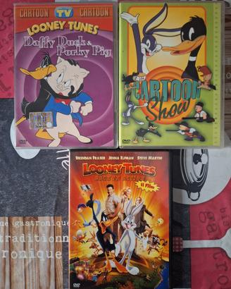 Lotto di 3 DVD Looney Tunes