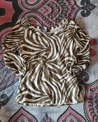 maglia zebrata Camomilla 