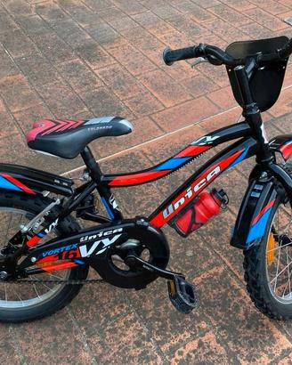 Bicicletta da bambino 16 pollici UNICA VORTEX
