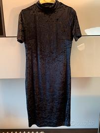 Vestito Calliope velluto nero tg M/L