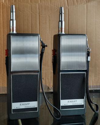 Coppia di radio trasmittenti Eaglet -Made in Japan