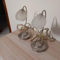 set due Abat-jour da comodino Marchetti illuminazi