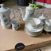 Servizio da tè porcellana con filo oro 6