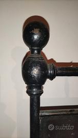 Letto antico in ferro battuto fine '800 primi '900