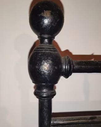 Letto antico in ferro battuto fine '800 primi '900