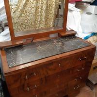 Camera letto como legno antico vintage lampadario
