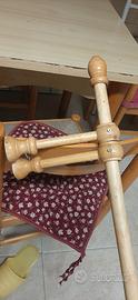 bastone in legno per tenda