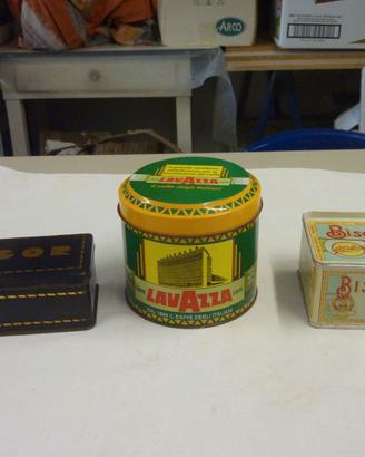 Scatole in latta Lavazza, Mellin, Vigor - Vintage