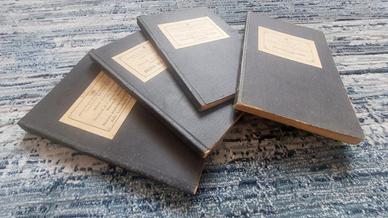 4 libri FS - Scuola Allievi Fuochisti 1916-1927