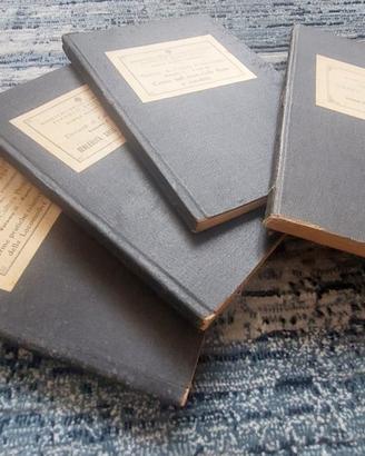 4 libri FS - Scuola Allievi Fuochisti 1916-1927