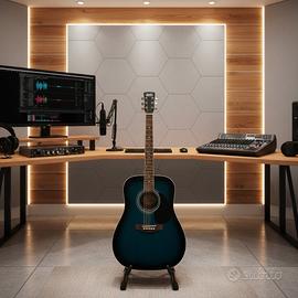 Chitarra acustica Florencia "Blu night"