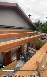 4 TRAVI in abete lamellari certificate DIN 1052”