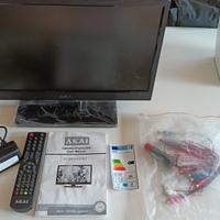 TV Led 12 volt 19' AKAI per Camper 
