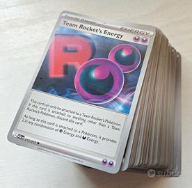 Lotto varie carte energia Pokémon modern