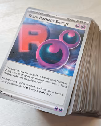 Lotto varie carte energia Pokémon modern
