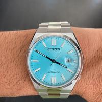 Orologio automatico Citizen Tsuyosa col. turchese