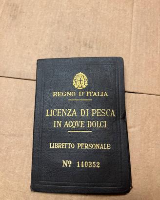 Libretto pesca