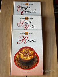 Libro il Mondo a Tavola set 3 libri