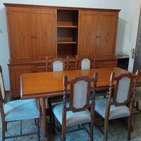 sala completa tavolo e sedie