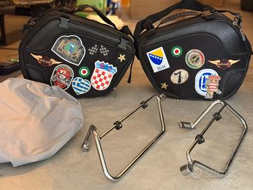 Borse laterali bags&bike scrambler Moto Guzzi v7 1